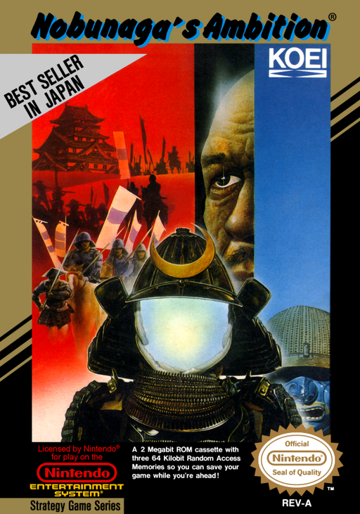 Nobunaga's Ambition (USA) box art